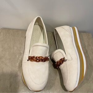 Coconuts by Matisse Cream Chain Loafers